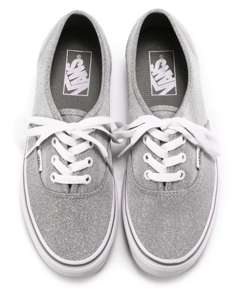 UNITED ARROWS（ユナイテッドアローズ）の「VANS SHIMMER AUTHENTIC（シルバー）（スニーカー・レディース・シルバー・5h/6h/4h/6/5）」の5枚目の写真
