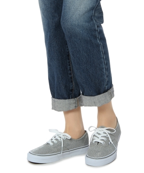 UNITED ARROWS（ユナイテッドアローズ）の「VANS SHIMMER AUTHENTIC（シルバー）（スニーカー・レディース・シルバー・5h/6h/4h/6/5）」の4枚目の写真