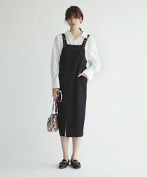 EMMEL REFINES | FC PE バックル ジャンパースカート(ワンピース)