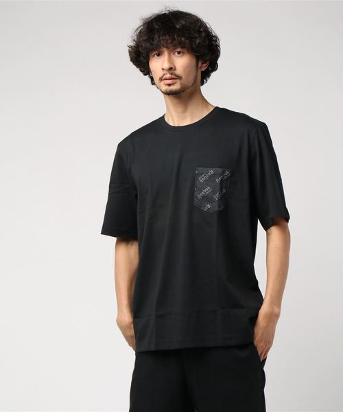 Reebok（リーボック）の「クラシックス ロゴ ポケット Tシャツ / Classics Logo Pocket Tee（Tシャツ/カットソー・メンズ・ネイビー/ブラック・SMALL/X-SMALL/LARGE/MEDIUM/XXX-LARGE/X-LARGE/XX-LARGE）」の9枚目の写真