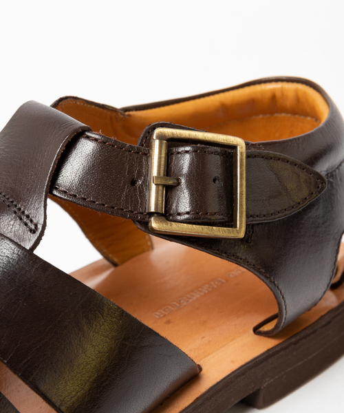 alfredoBANNISTER（アルフレッドバニスター）の「グルカサンダル（サンダル・メンズ・ブラック/ダークブラウン・39/40/42/43/44/41）」の7枚目の写真