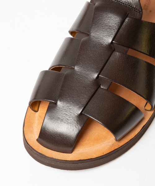 alfredoBANNISTER（アルフレッドバニスター）の「グルカサンダル（サンダル・メンズ・ブラック/ダークブラウン・39/40/42/43/44/41）」の3枚目の写真