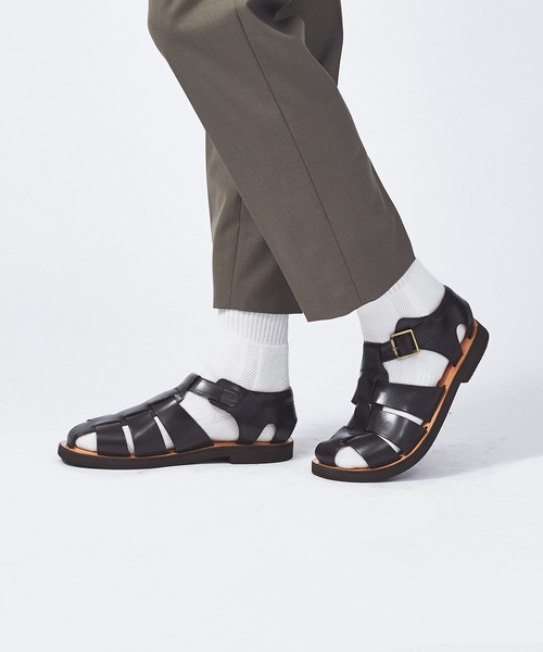 alfredoBANNISTER（アルフレッドバニスター）の「グルカサンダル（サンダル・メンズ・ブラック/ダークブラウン・39/40/42/43/44/41）」の11枚目の写真