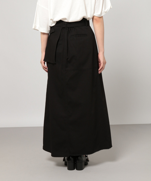 PAGEBOY（ページボーイ）の「エプロンポケットミリタリースカート（スカート・レディース・ブラック/カーキ/キャメル・FREE）」の11枚目の写真