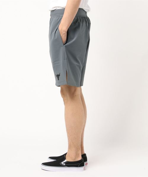 UNDER ARMOUR（アンダーアーマー）の「メンズトレーニングショートパンツ / Project Rock トレーニング ショーツ（その他パンツ・メンズ・チャコールグレー×ブラック/ブラック×グレー・SM/XL/LG/MD/XXL）」の5枚目の写真
