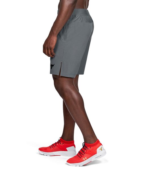 UNDER ARMOUR（アンダーアーマー）の「メンズトレーニングショートパンツ / Project Rock トレーニング ショーツ（その他パンツ・メンズ・チャコールグレー×ブラック/ブラック×グレー・SM/XL/LG/MD/XXL）」の6枚目の写真