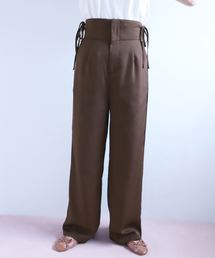 one after another NICE CLAUP | サイドレースアップ サスペンダー付きパンツ(その他パンツ)