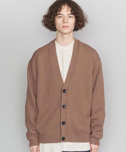 BEAUTY&YOUTH UNITED ARROWS（ビューティーアンドユースユナイテッドアローズ）の「BY バルキー ワイド カーディガン（カーディガン/ボレロ・メンズ・ダークグレー/ブラウン/ライム・M/S/L）」の21枚目の写真
