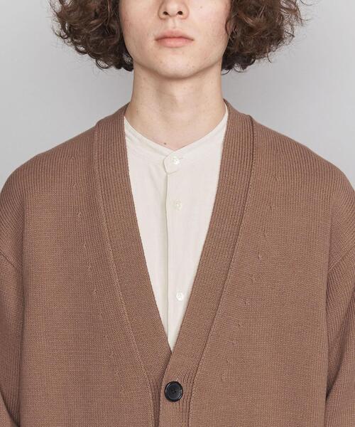 BEAUTY&YOUTH UNITED ARROWS（ビューティーアンドユースユナイテッドアローズ）の「BY バルキー ワイド カーディガン（カーディガン/ボレロ・メンズ・ダークグレー/ブラウン/ライム・M/S/L）」の17枚目の写真