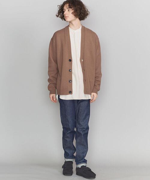 BEAUTY&YOUTH UNITED ARROWS（ビューティーアンドユースユナイテッドアローズ）の「BY バルキー ワイド カーディガン（カーディガン/ボレロ・メンズ・ダークグレー/ブラウン/ライム・M/S/L）」の20枚目の写真