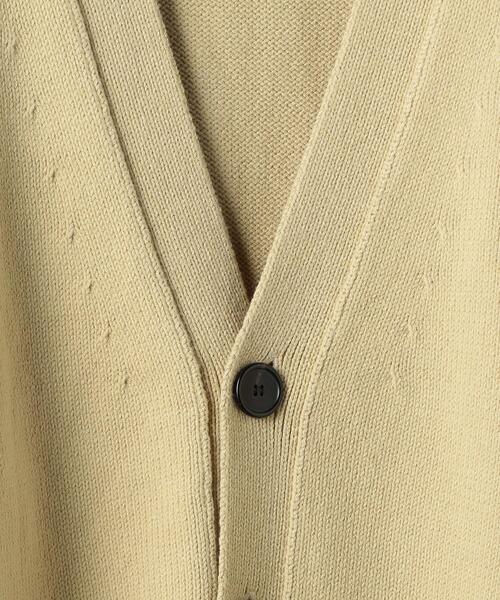 BEAUTY&YOUTH UNITED ARROWS（ビューティーアンドユースユナイテッドアローズ）の「BY バルキー ワイド カーディガン（カーディガン/ボレロ・メンズ・ダークグレー/ブラウン/ライム・M/S/L）」の7枚目の写真