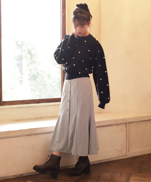 one after another NICE CLAUP（ワンアフターアナザーナイスクラップ）の「レースアップブーツ（ブーツ・レディース・ブラック/ブラウン・SMALL/MEDIUM/LARGE）」の17枚目の写真
