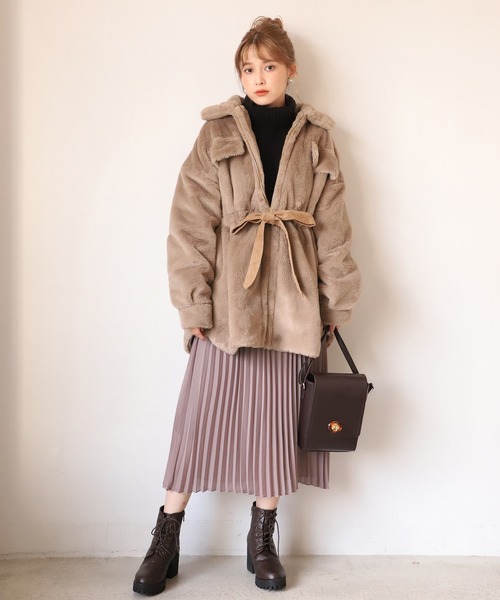 one after another NICE CLAUP（ワンアフターアナザーナイスクラップ）の「レースアップブーツ（ブーツ・レディース・ブラック/ブラウン・SMALL/MEDIUM/LARGE）」の21枚目の写真