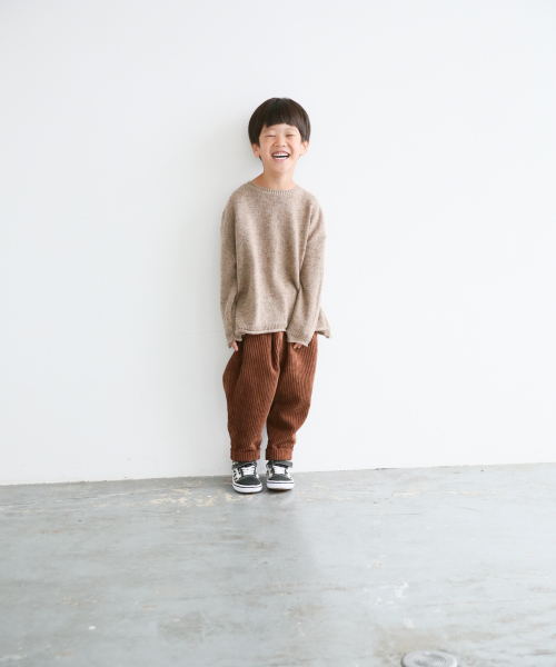 LOWRYS FARM(ローリーズファーム)の「ネップBIGプルオーバー 855970(ニット/セーター・キッズ・ベージュ/ブラウン/グレー/イエロー・110/120/130)」の8枚目の写真