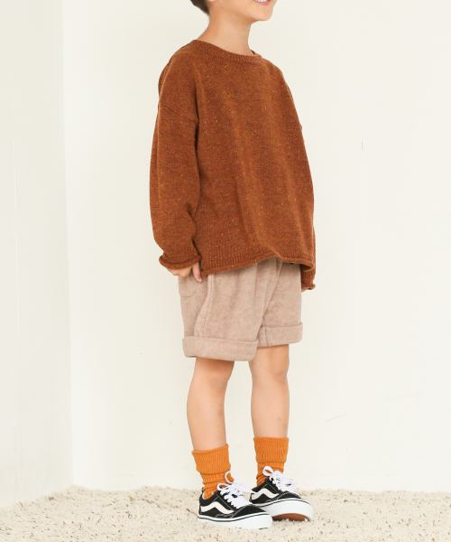 LOWRYS FARM(ローリーズファーム)の「ネップBIGプルオーバー 855970(ニット/セーター・キッズ・ベージュ/ブラウン/グレー/イエロー・110/120/130)」の20枚目の写真