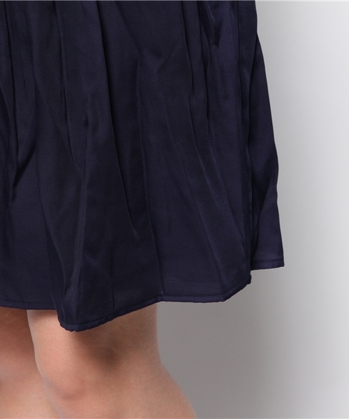 NANO universe（ナノユニバース）の「ボリュームギャザーミドル丈スカート（スカート・レディース・ベージュ/ネイビー/ホワイト・38/36）」の8枚目の写真