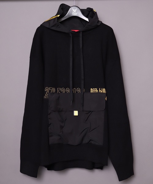 rovtski（ロフトスキー）の「【ビッグシルエット】 SIDDESIGN TOPS/デザイントップス ニットセーター&パーカー（ニット/セーター・レディース・ブラック系その他/グリーン系その他/ブラック系その他2/ブラック系その他3/ブラック系その他4/ブラック系その他5/ブラック系その他6/グリーン系その他2・FREE）」の2枚目の写真