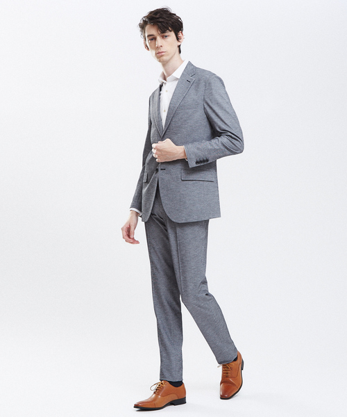 RECENCY OF MINE(リーセンシー オブ マイン)の「【Recency of Mine】サモーラアイレットストライプ無地シャツ(シャツ/ブラウス・メンズ・ダークネイビー/オフホワイト・48/50/44/46)」の15枚目の写真
