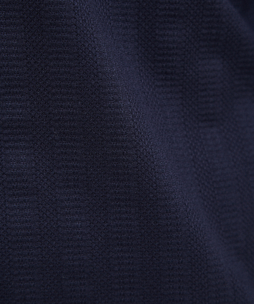 RECENCY OF MINE(リーセンシー オブ マイン)の「【Recency of Mine】サモーラアイレットストライプ無地シャツ(シャツ/ブラウス・メンズ・ダークネイビー/オフホワイト・48/50/44/46)」の5枚目の写真