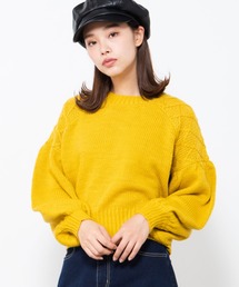 WEGO | WEGO/ボリュームスリーブセーター(ニット/セーター)