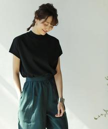 coen | 【復刻・WEB限定カラー】USAコットンハイネックTシャツ#(モックネック)(Tシャツ/カットソー)