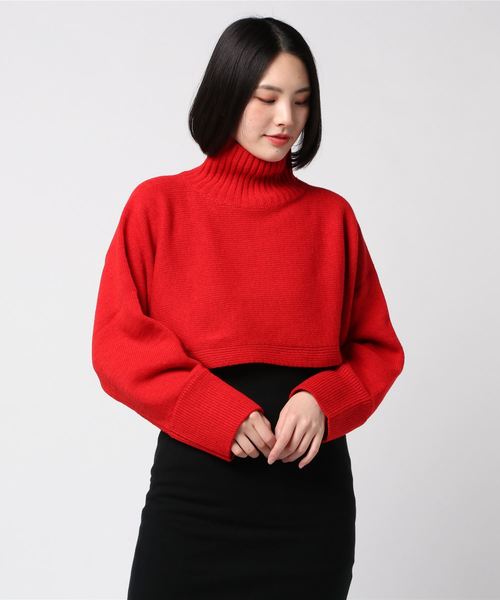 セール Atmos Pink 短丈 タートルニット Tx ニット セーター Atmos Pink アトモスピンク のファッション通販 Zozotown