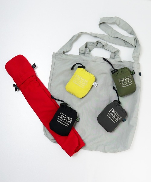 FREDRIK PACKERS(フレドリックパッカーズ)の「FREDRIK PACKERS / フレドリックパッカーズ salle de bal別注 タホ TAHO SMALL エコバッグ(エコバッグ/サブバッグ・レディース・チャコールグレー/ブラック/ネイビー/レッド/オリーブ/カーキ/シルバー/イエロー・FREE)」の8枚目の写真