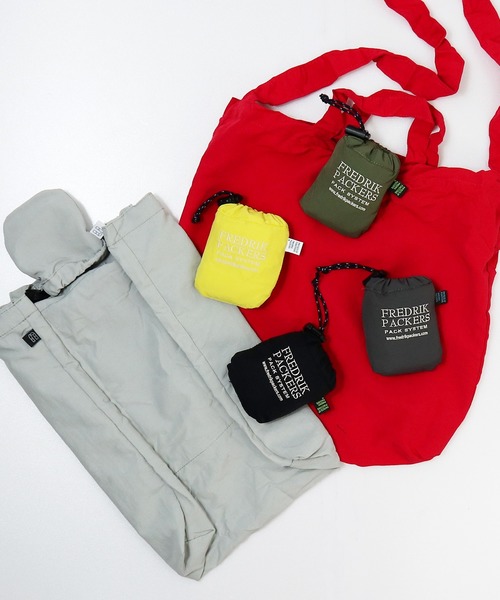 FREDRIK PACKERS(フレドリックパッカーズ)の「FREDRIK PACKERS / フレドリックパッカーズ salle de bal別注 タホ TAHO SMALL エコバッグ(エコバッグ/サブバッグ・レディース・チャコールグレー/ブラック/ネイビー/レッド/オリーブ/カーキ/シルバー/イエロー・FREE)」の15枚目の写真