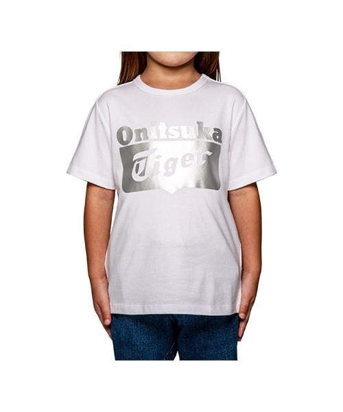 ONITSUKA TIGER(オニツカタイガー)の「KID LOGO TEE(Tシャツ/カットソー)」 WEAR ONITSUKA TIGER(オニツカタイガー)の「KID LOGO TEE(Tシャツ/カットソー)」 WEAR