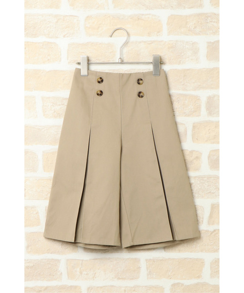 セール キッズ ボックスプリーツワイドパンツ 1 160cm その他パンツ Ikka イッカ のファッション通販 Zozotown