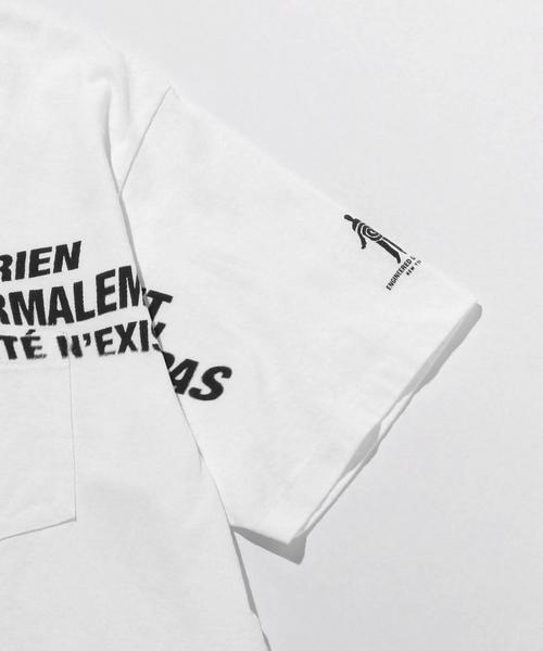 Engineered Garments（エンジニアードガーメンツ）の「＜Engineered Garments＞ NORMAL TEE/Tシャツ □□（Tシャツ/カットソー・メンズ・ホワイト・LARGE/MEDIUM）」の4枚目の写真