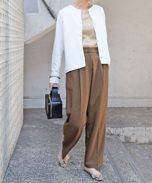 Marient（マリエント）の「カットオフカーデ（カーディガン/ボレロ・レディース・グリーン/グレー/ベージュ/ホワイト・FREE）」の17枚目の写真