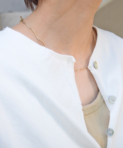 Marient（マリエント）の「カットオフカーデ（カーディガン/ボレロ・レディース・グリーン/グレー/ベージュ/ホワイト・FREE）」の11枚目の写真