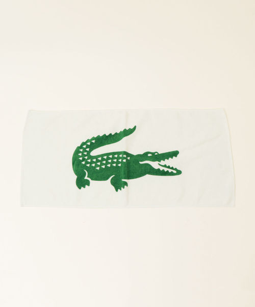 SHIPS any（シップス エニィ）の「LACOSTE:フェイスタオル（バンダナ/スカーフ・レディース・ホワイト/ブルー・ONE SIZE）」の7枚目の写真