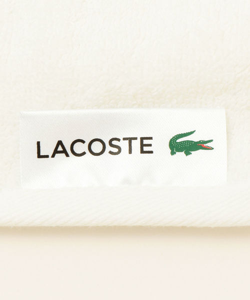 SHIPS any（シップス エニィ）の「LACOSTE:フェイスタオル（バンダナ/スカーフ・レディース・ホワイト/ブルー・ONE SIZE）」の5枚目の写真