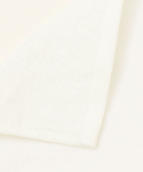 SHIPS any（シップス エニィ）の「LACOSTE:フェイスタオル（バンダナ/スカーフ・レディース・ホワイト/ブルー・ONE SIZE）」の4枚目の写真