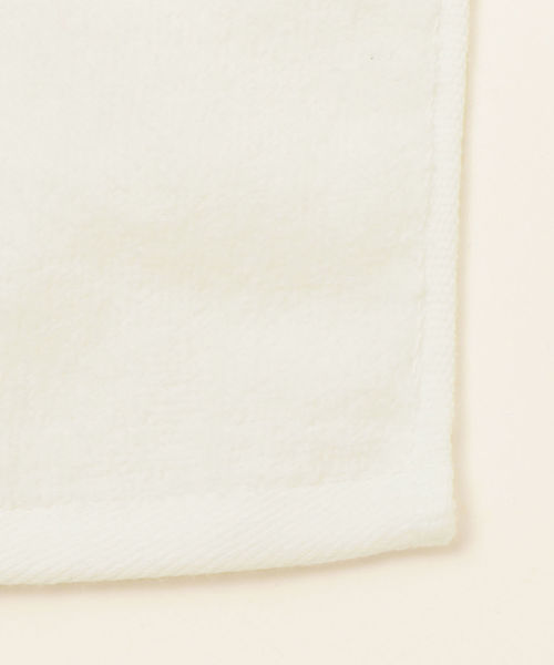 SHIPS any（シップス エニィ）の「LACOSTE:フェイスタオル（バンダナ/スカーフ・レディース・ホワイト/ブルー・ONE SIZE）」の3枚目の写真