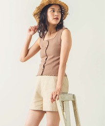 WEGO | WEGO/2wayフロントボタンタンクトップ(タンクトップ)