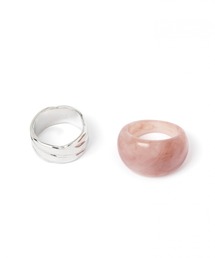 niko and... | マーブルカラー2セットリング(リング)