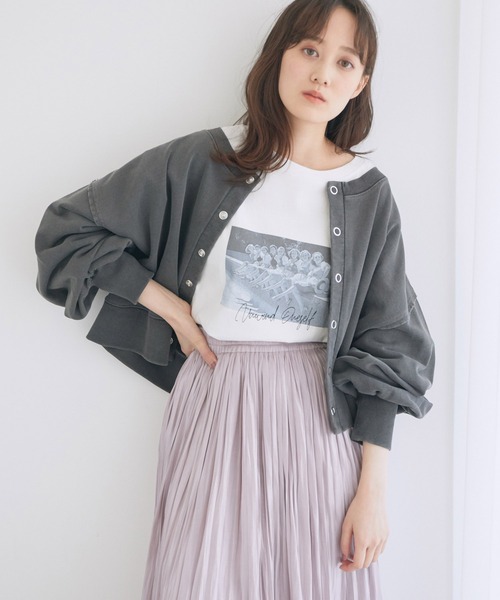 VIS（ビス）の「フェードアウトシャイニースカート（スカート・レディース・カーキ/ピンク/グリーン/キャメル/キナリ/ダークブラウン/サックスブルー/ラベンダー/ブラウン系その他/ライトグリーン・S/M）」の17枚目の写真