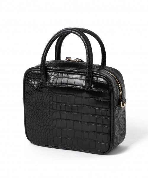 LOWRYS FARM(ローリーズファーム)の「スクエアボストンBAG 891590(ボストンバッグ・レディース・アイボリー/ブラック/ブラウン・FREE)」の18枚目の写真