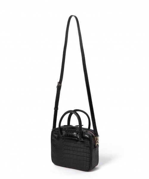 LOWRYS FARM(ローリーズファーム)の「スクエアボストンBAG 891590(ボストンバッグ・レディース・アイボリー/ブラック/ブラウン・FREE)」の14枚目の写真