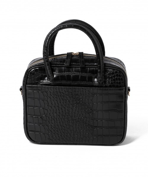 LOWRYS FARM(ローリーズファーム)の「スクエアボストンBAG 891590(ボストンバッグ・レディース・アイボリー/ブラック/ブラウン・FREE)」の7枚目の写真