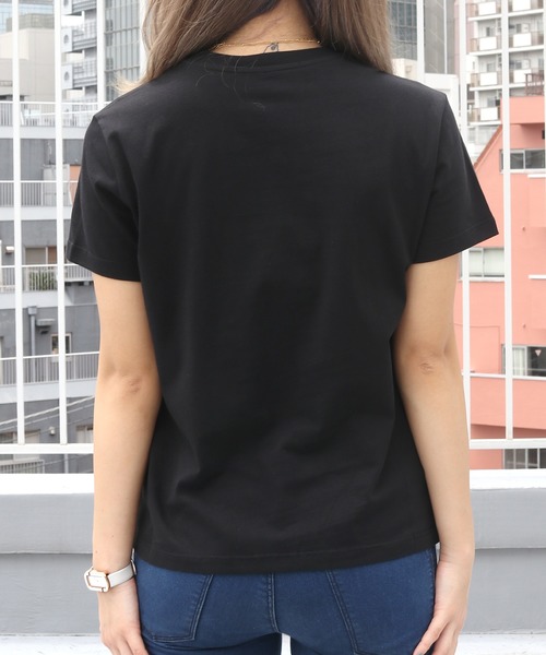 MSGM(エムエスジーエム)の「MSGM/エムエスジーエム PANEL T-SHIRT 半袖Tシャツ ロゴT(Tシャツ/カットソー・レディース・ホワイト/ブラック・XS/S/M)」の7枚目の写真