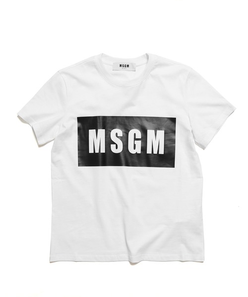 MSGM(エムエスジーエム)の「MSGM/エムエスジーエム PANEL T-SHIRT 半袖Tシャツ ロゴT(Tシャツ/カットソー・レディース・ホワイト/ブラック・XS/S/M)」の15枚目の写真