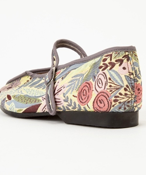 Casselini（キャセリーニ）の「【直営店限定】Casselini（キャセリーニ）ゴブランストラップシューズ（スリッポン・レディース・ブラック/ブラウン/クリーム/レモンイエロー/チャコール・S/M/L）」の10枚目の写真