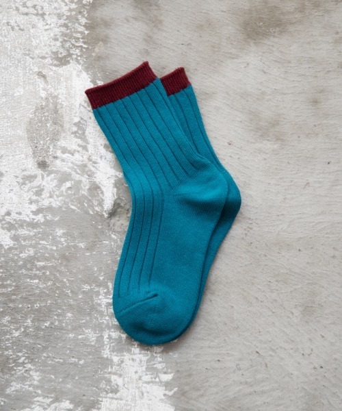 LOWRYS FARM（ローリーズファーム）の「ハイショクリブソックス　921121（ソックス/靴下・キッズ・ホワイト/チャコールグレー/ベージュ/イエロー/オレンジ/ブルー・MEDIUM/LARGE）」の4枚目の写真