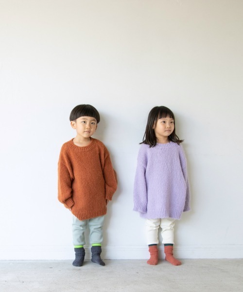 LOWRYS FARM（ローリーズファーム）の「ハイショクリブソックス　921121（ソックス/靴下・キッズ・ホワイト/チャコールグレー/ベージュ/イエロー/オレンジ/ブルー・MEDIUM/LARGE）」の7枚目の写真