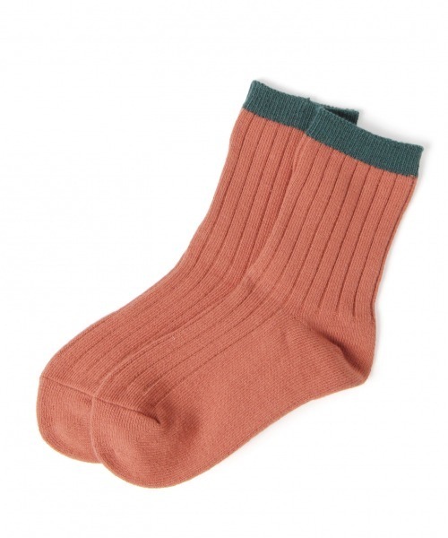 LOWRYS FARM（ローリーズファーム）の「ハイショクリブソックス　921121（ソックス/靴下・キッズ・ホワイト/チャコールグレー/ベージュ/イエロー/オレンジ/ブルー・MEDIUM/LARGE）」の11枚目の写真