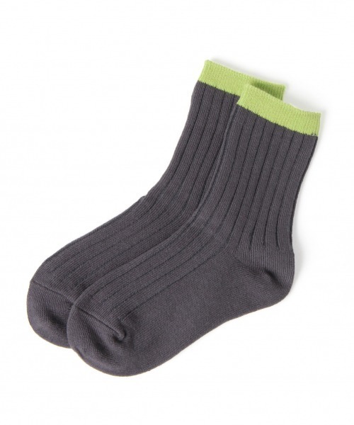 LOWRYS FARM（ローリーズファーム）の「ハイショクリブソックス　921121（ソックス/靴下・キッズ・ホワイト/チャコールグレー/ベージュ/イエロー/オレンジ/ブルー・MEDIUM/LARGE）」の15枚目の写真